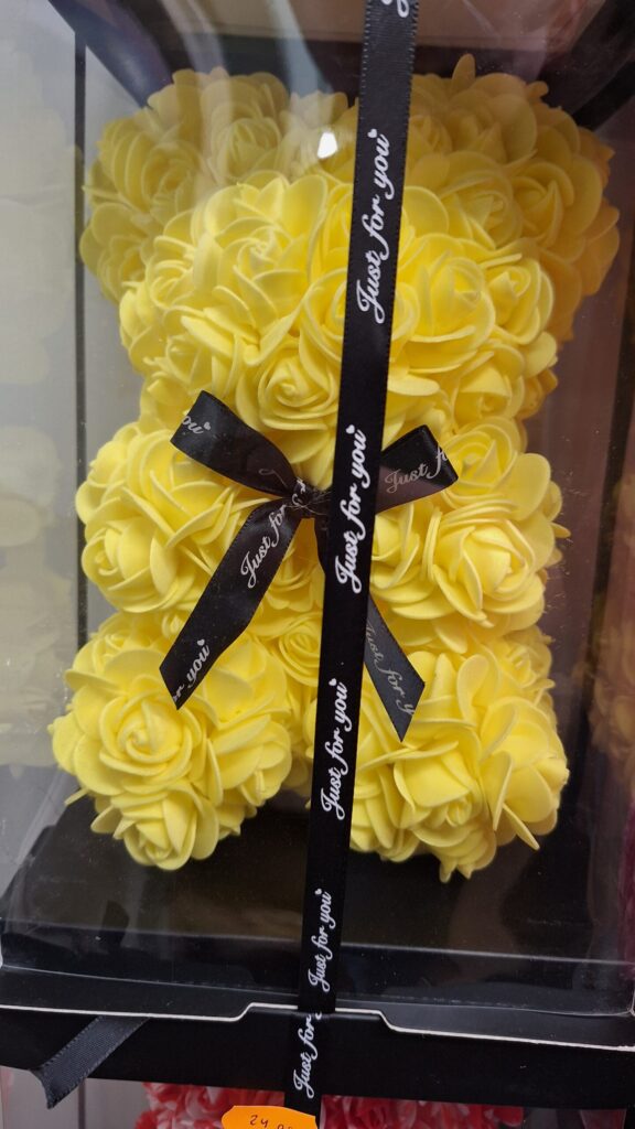 Rozen Teddy Beer in Luxe Giftbox